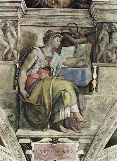 Michelangelo's Erythraean Sibyl from the Sistine Chapel ceiling